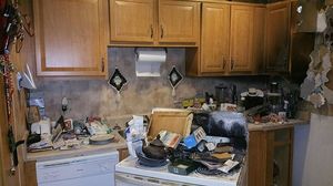 Fire Damage in Gardernville home after kitchen fire